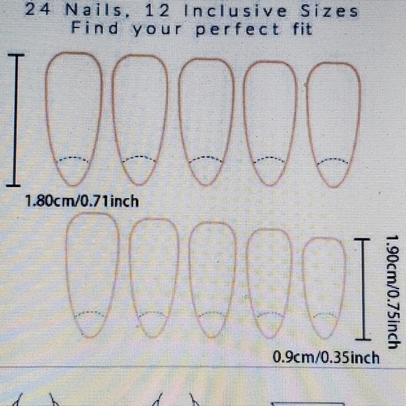 Cat Moon Stars Press On Nails Romwe - Picture 4 of 4